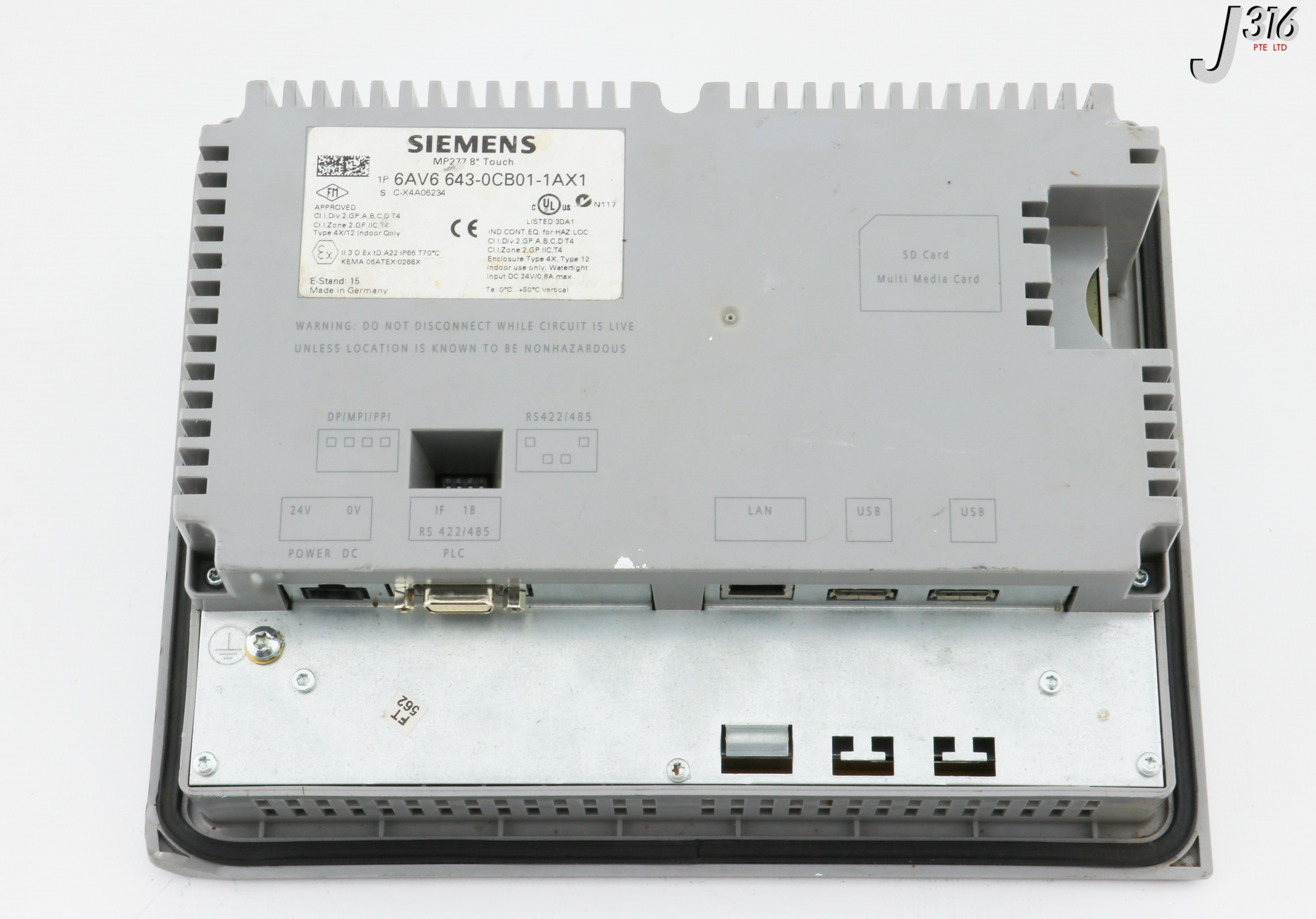 29369 SIEMENS SIMATIC OPERATOR INTERFACE, MP277 8